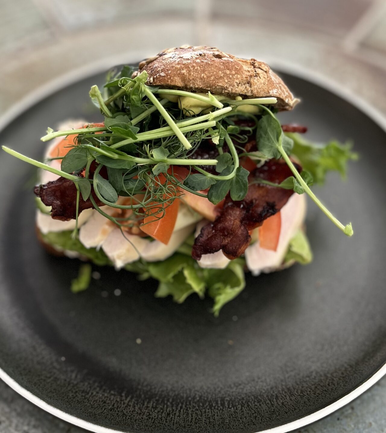 Sandwich med kylling & bacon